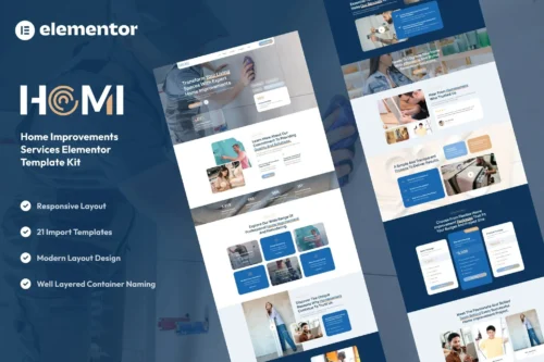 best home improvement Elementor template kit download