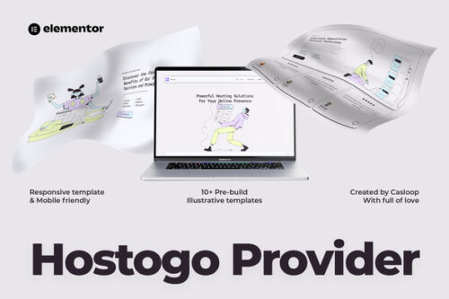 best Hostogo hosting WordPress template for quick download