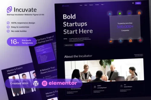 best Incuvate startup incubator template kit download
