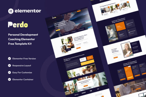 best personal development coaching template kit download