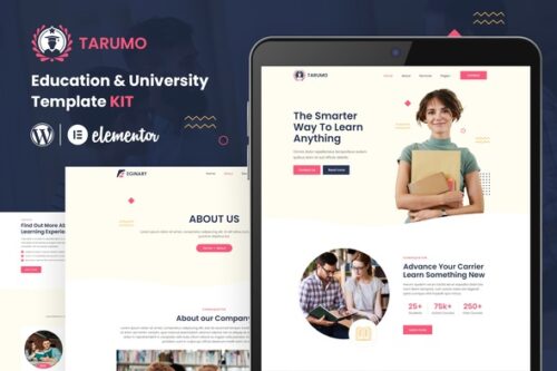 best Education Elementor Template Kit instant download