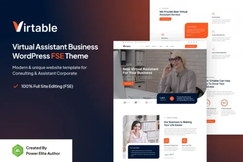 best virtual assistant WordPress theme instant download