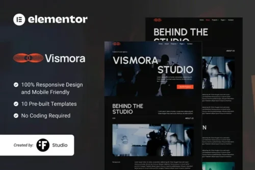 best Vismora creative studio template kit download