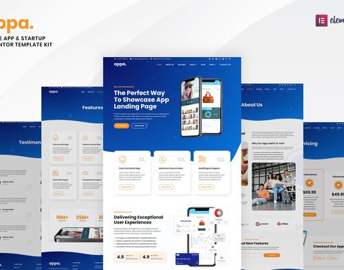 Appa - Mobile App & Startup Elementor Template Kit