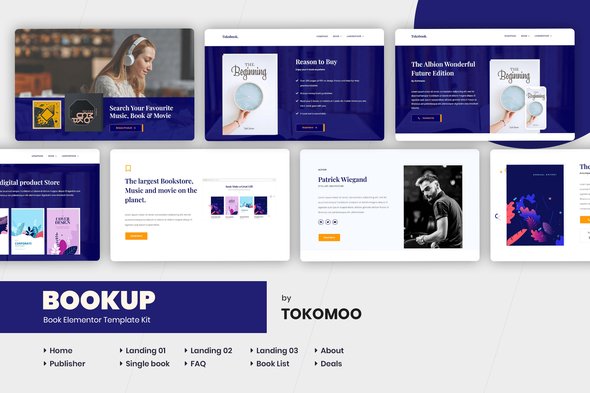 Bookup | Book Store Elementor Template Kit Bookup | Book Store Elementor Template Kit