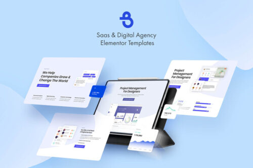 best Burto Elementor template kit instant download