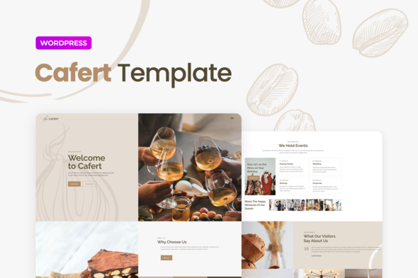 Cafert – Cafe and Restaurant Elementor Template Kit best Cafert restaurant Elementor template kit instant download