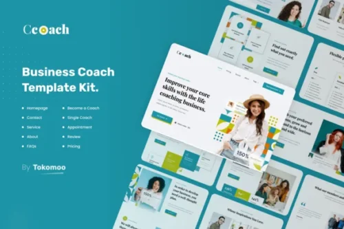 best business coach elementor template download