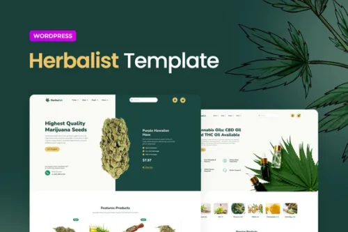 Best Medical Marijuana Store Template for WordPress