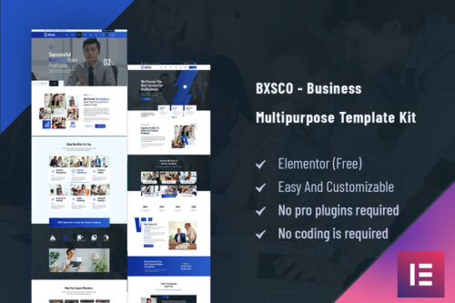 best Business Multipurpose Elementor template kit download