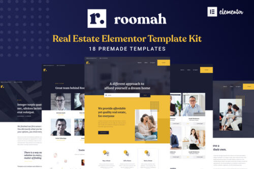 Best Roomah Real Estate Agent Template Kit download