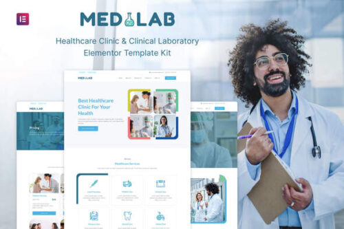 best Medilab healthcare website template instant download