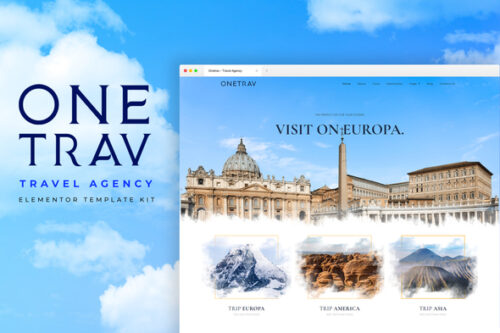 best travel agency website template download instant access