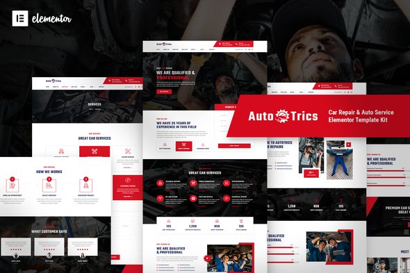 AutoTrics – Car Repair & Auto Service Elementor Template Kit AutoTrics – Car Repair & Auto Service Elementor Template Kit
