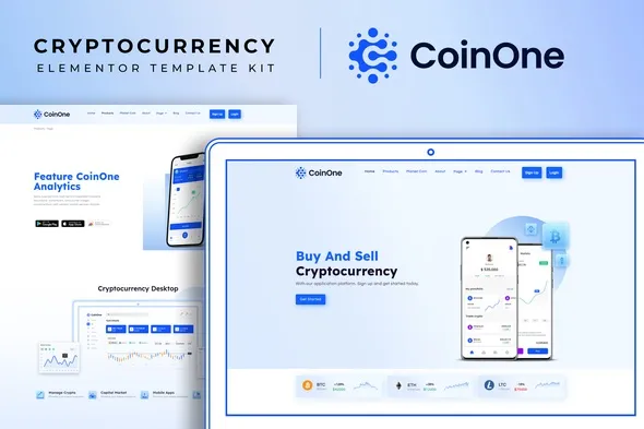 https://previews.customer.envatousercontent.com/files/350891277/cover.jpg best CoinOne Elementor template crypto website design download