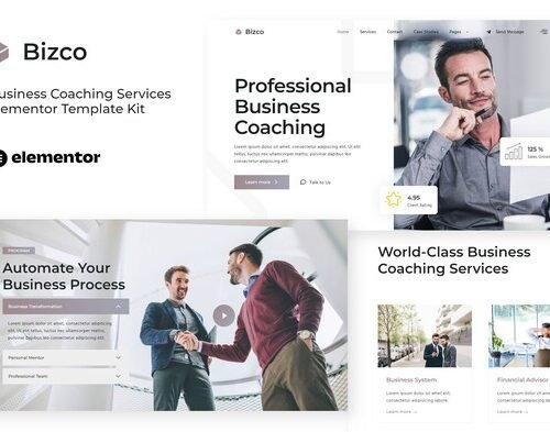 Bizco - Business Coaching Elementor Template Kit