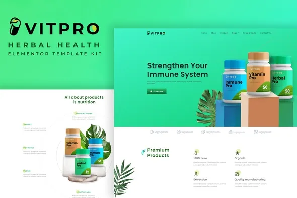 https://previews.customer.envatousercontent.com/files/348159168/cover.jpg best herbal health Elementor template kit instant download