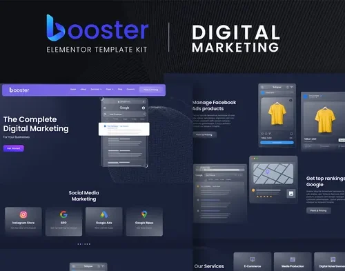 Booster - Digital Marketing Elementor Template Kit