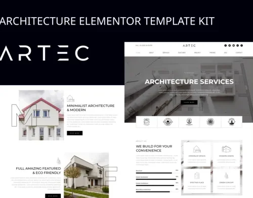 Artec - Architecture Elementor Template Kit