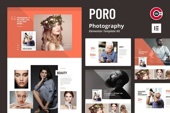 https://previews.customer.envatousercontent.com/files/358592499/cover-image-2340x1560.jpg best Poro photography Elementor template kit download