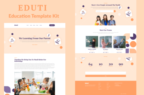 best Education Elementor Template Kit for schools instant download