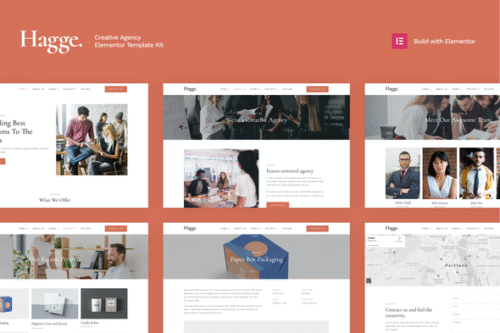 best creative portfolio elementor template kit download