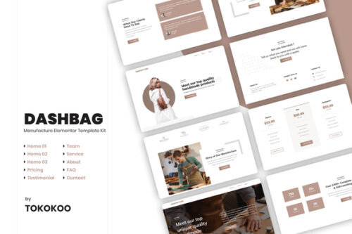 best fashion store Elementor template kit instant download