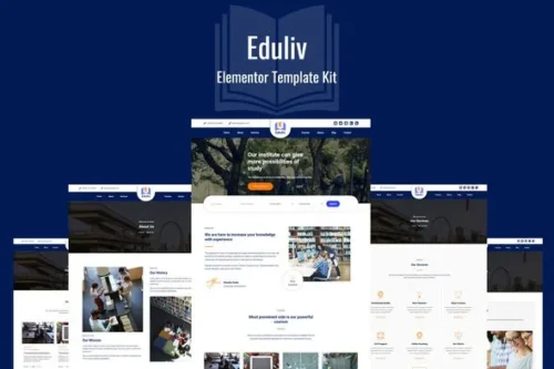 best Education Elementor Template Kit instant download for schools