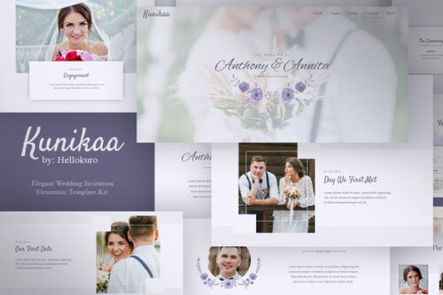 best Kunikaa wedding invitation template instant download