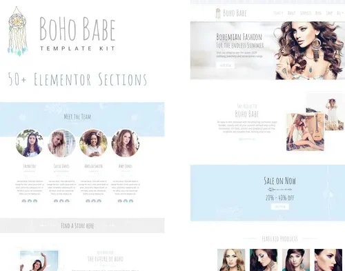 Boho Babe - Elementor Template Kit