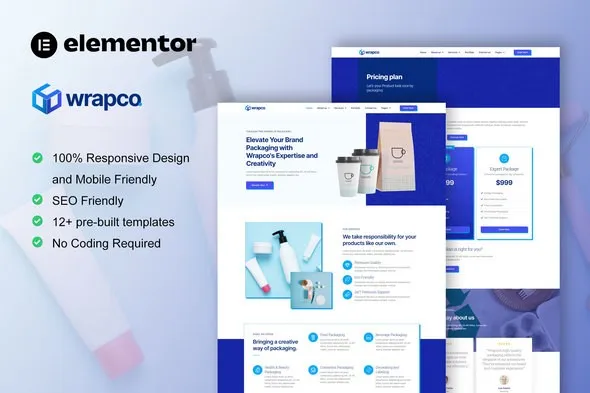 https://previews.customer.envatousercontent.com/files/454137125/main%20preview.jpg best packaging company Elementor template kit instant download