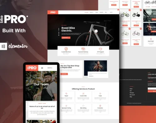 BikePro - WooCommerce Elementor Template Kit