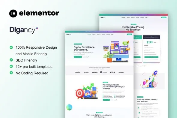 https://previews.customer.envatousercontent.com/files/491254083/main%20preview%20digancy.jpg best Digancy Elementor template kit for digital agency website download