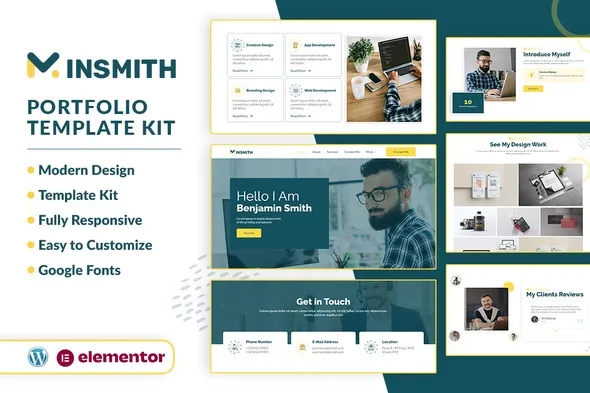 https://previews.customer.envatousercontent.com/files/408391681/min%20smith%20cover.jpg best MINSMITH portfolio template kit instant download