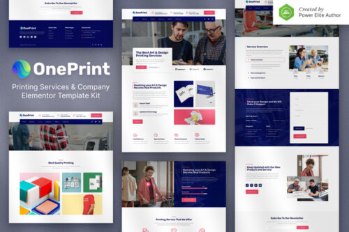 best OnePrint printing services template download