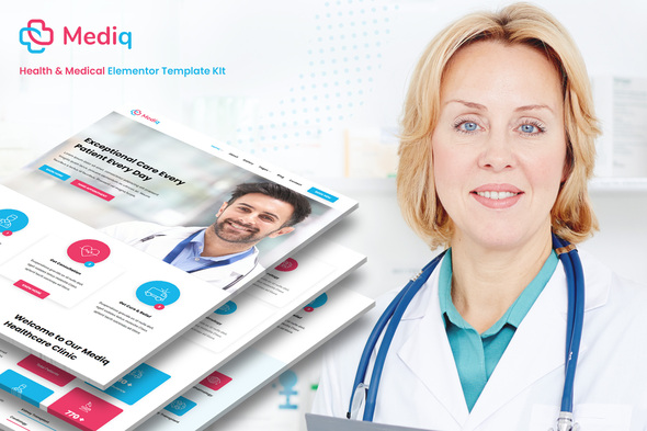 Mediq - Health & Medical Elementor Template Kit best medical Elementor template kit instant download premium