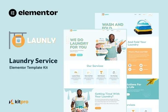 https://previews.customer.envatousercontent.com/files/486033355/preview.jpg best laundry service website template Elementor kit download