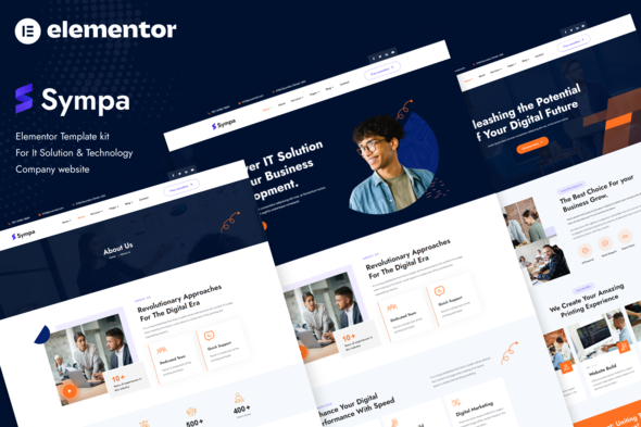 Sympa - IT Solutions & Technology Elementor Template Kit best Sympa IT solutions Elementor template kit download