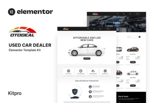 best Otodeal used car dealer template for instant download