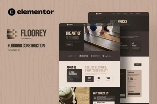 best flooring construction website template download
