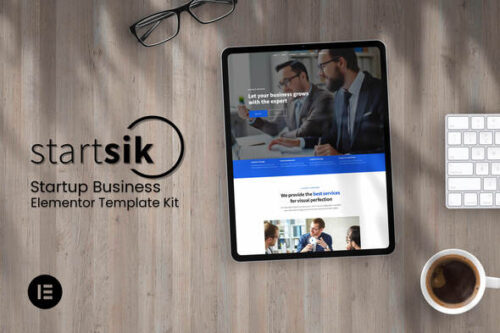 best Startsik startup website template instant download