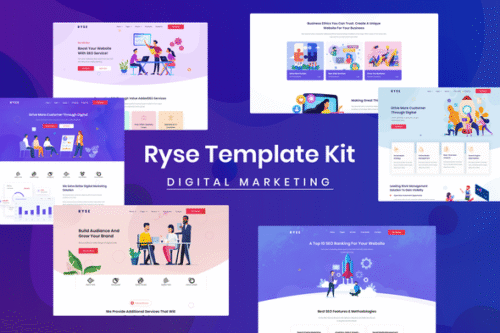 best SEO Elementor template kit for agencies instant download