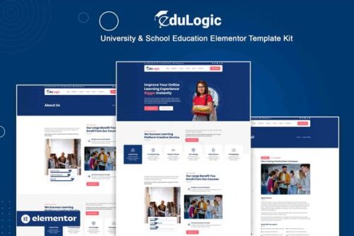 best education website template instant download