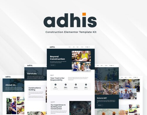 Adhis - Construction Elementor Template Kit