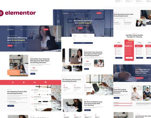 Akunta - Business Finance & Accounting Services Elementor Template Kit