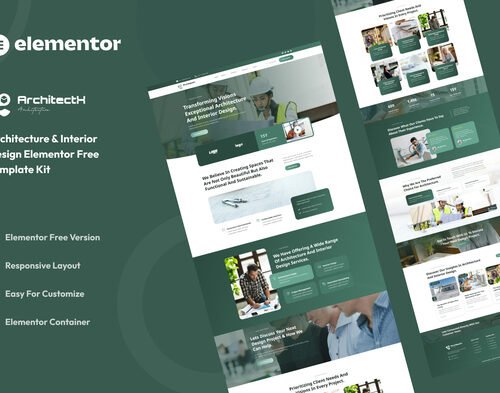 Architectx - Architecture & Interior Design Services Elementor Template Kit