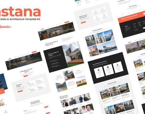 Astana - Real Estate & Architecture Elementor Template Kit
