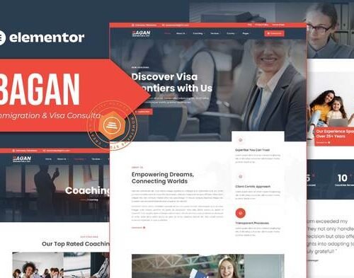 Bagan - Immigration & Visa Consulting Elementor Template Kit
