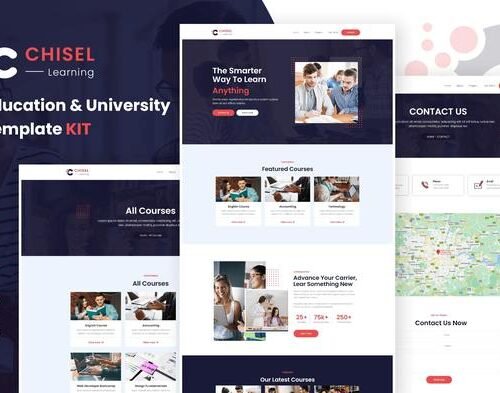 Chisel - Education & University Elementor Template Kit