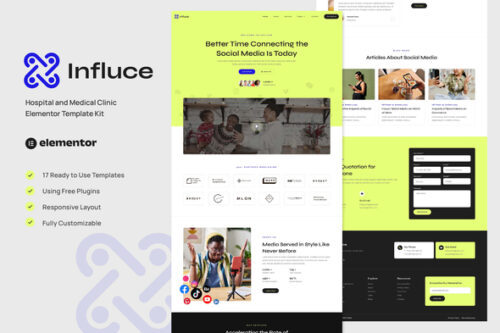 best marketing agency elementor template kit download